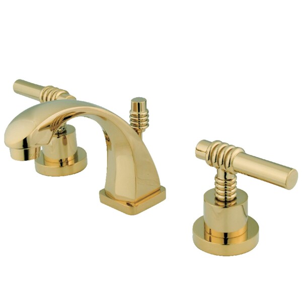 KS4942ML Claremont Widespread Bathroom Faucet, Polished Brass